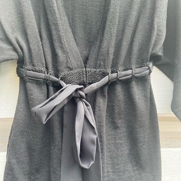 Beautiful Loft Tie Front, Embellished Cardigan - Picture 2 of 9